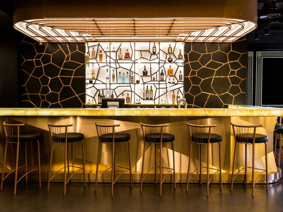 Restaurant lounge ideas Design gives an art deco taste to