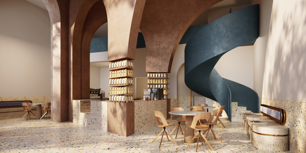 AZAZ Architects New Project Deco Temple, Elixir Bunn Coffee Roasters
