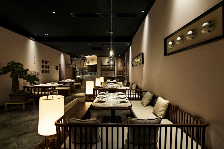 Ricky Wong Designers: Modern Restaurant Interior Design - Wan Chu Restaurant in Shenzhen - Restaurant Modern Design